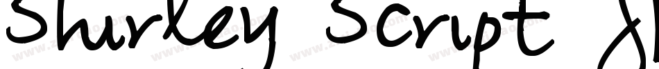 Shirley Script JF字体转换